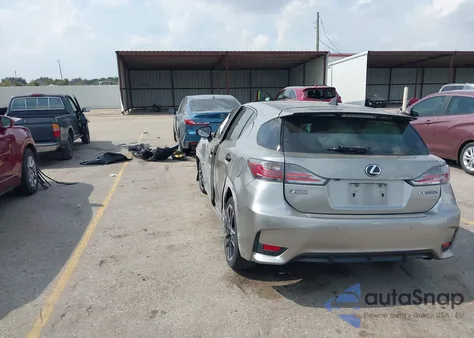 2016 Lexus Ct 200H из США, поврежденный, VIN JTHKD5BH9G2269799